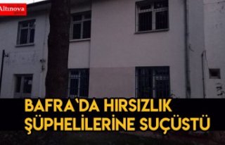 Hırsızlık şüphelilerine suç üstü
