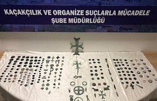 Karabük'te tarihi eser operasyonu