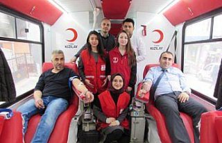 Kavak'ta kan bağışı kampanyası