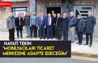 Mobilyacıları ticaret merkezine adapte edeceğim