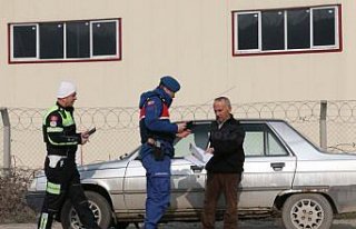 Mudurnu'da trafik uygulaması