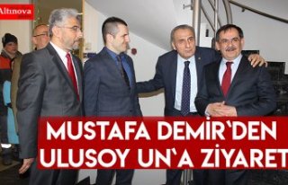 MUSTAFA DEMİR`DEN ULUSOY UN`A ZİYARET