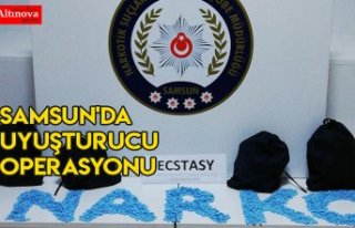Samsun'da uyuşturucu operasyonu