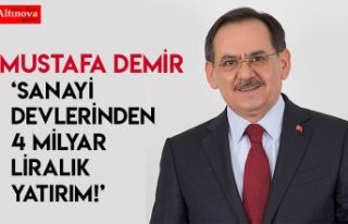 SANAYİ DEVLERİNDEN 4 MİLYAR LİRALIK YATIRIM!