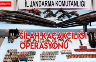 Silah kaçakçılığı operasyonu