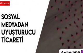 Sosyal medyadan uyuşturucu ticareti iddiası