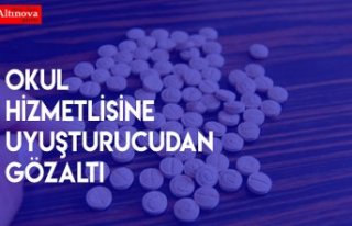 Uyuşturucuya özendirdiği iddia edilen okul hizmetlisine...