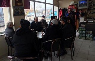 Vali Pehlivan'dan esnaf ziyareti