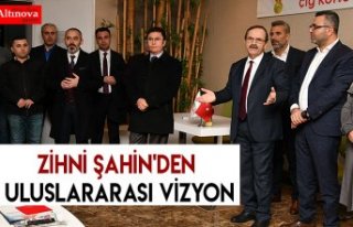 Zihni Şahin'den uluslararası vizyon