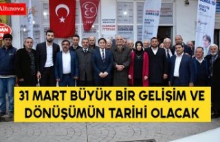 31 MART BÜYÜK BİR GELİŞİM VE DÖNÜŞÜMÜN...