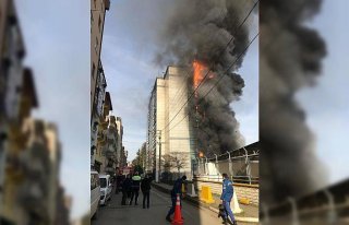 Avrasya Üniversitesi yerleşkesinde yangın