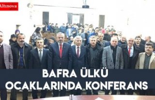 Bafra Ülkü Ocaklarında konferans