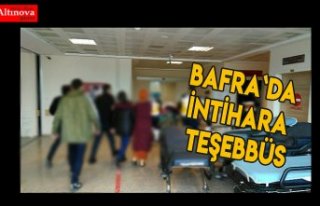 Bafra`da intihara teşebbüs