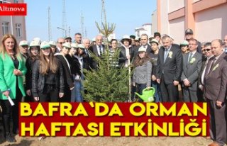 Bafra`da Orman Haftası etkinliği