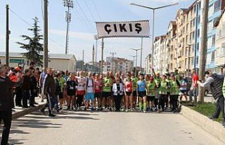 Bafra'da Uğur Mumcu ve Gaffar Okan'ı anma koşusu