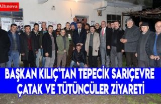 BAŞKAN KILIÇ'IN DIŞ MAHALLE ZİYARETLERİ