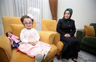 Cam kemik hastası Hira'nın Erdoğan sevgisi