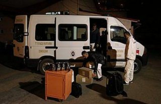 Define tünelinde mahsur kalanları kurtarma çalışmaları