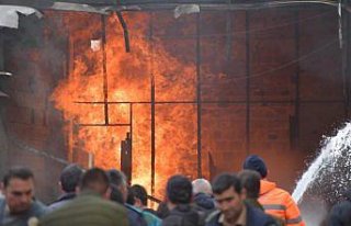 Giresun'da akaryakıt istasyonunda yangın