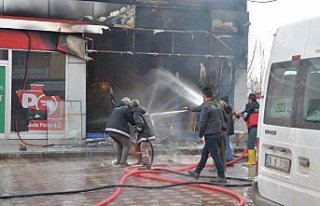 GÜNCELLEME - Giresun'da akaryakıt istasyonunda yangın
