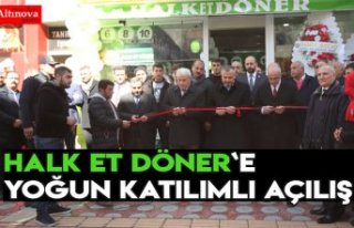 Halk ET Döner Salonu açıldı