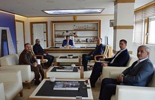 Havza Belediye Başkanı İkiz'e taziye ziyareti