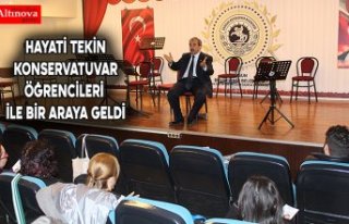 HAYATİ TEKİN KONSERVATUVAR ÖĞRENCİLERİ İLE...