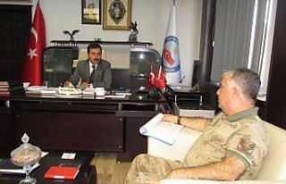 Karaköse'den Kaymakam Koşal'a ziyaret