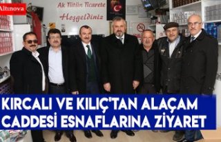 KIRCALI VE KILIÇ'TAN ALAÇAM CADDESİ ESNAFLARINA...