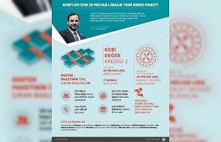 KOBİ'lere 25 milyar TL'lik yeni kredi paketi hazırlandı