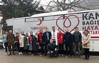 Kovanlık beldesinde kan bağışı kampanyası