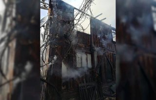 Mudurnu'da ev yangınları