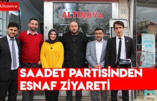 Saadet Partisinden esnaf ziyareti
