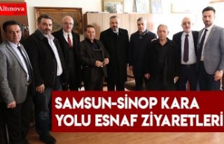 SAMSUN-SİNOP KARA YOLU ESNAF ZİYARETLERİ
