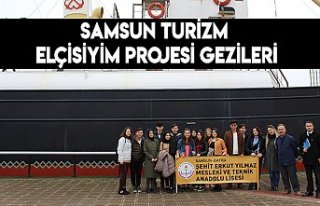 Samsun Turizm Elçisiyim projesi gezileri