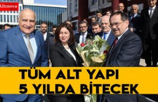 TÜM ALT YAPI 5 YILDA BİTECEK