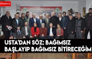 USTA'DAN SÖZ: BAĞIMSIZ BAŞLAYIP BAĞIMSIZ...