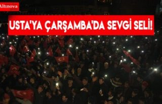 Usta'ya Çarşamba'da Sevgi Seli !