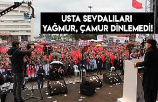 Usta Sevdalıları Yağmur, Çamur Dinlemedi!