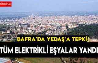 YEDAŞ`A BAFRA`DA BÜYÜK TEPKİ