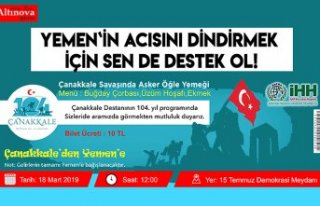 YEMEN `İN ACISINI DİNDİRMEK İÇİN SEN DE DESTEK...