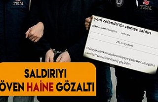 Yeni Zelanda'daki saldırıyı övdüğü iddiasına...