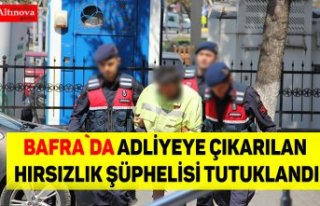 Adliyeye çıkarılan hırsızlık şüphelisi tutuklandı