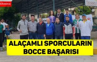 Alaçamlı sporcuların bocce başarısı