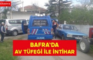 BAFRA'DA AV TÜFEĞİ İLE İNTİHAR