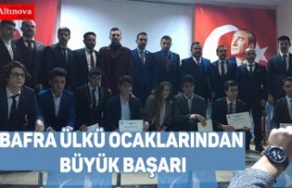 Bafra Ülkü Ocaklarından Büyük başarı