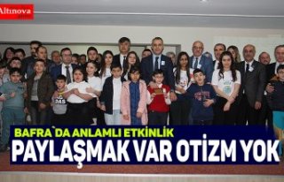 Bafra`da anlamlı etkinlik