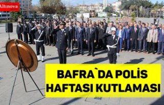 Bafra`da Polis Haftası kutlaması