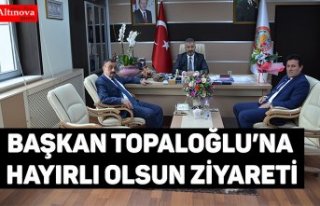 Başkan Topaloğlu’na Hayırlı Olsun Ziyareti