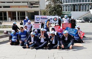 Bolu Belediyesi'nde işten çıkarılan işçilerin...